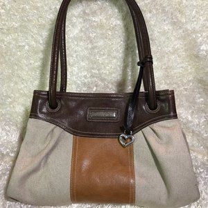 Brighton Canvas and Leather Purse